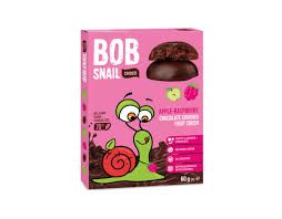 Bob Snail Apple-Raspberry Chocolate Covered Fruit Crush 10 pouches 3.5 oz (100g)