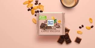 Ritter Sport Crispy Coffee (Kaffee Knusper) Winter Chocolate 3.5 oz (100g)