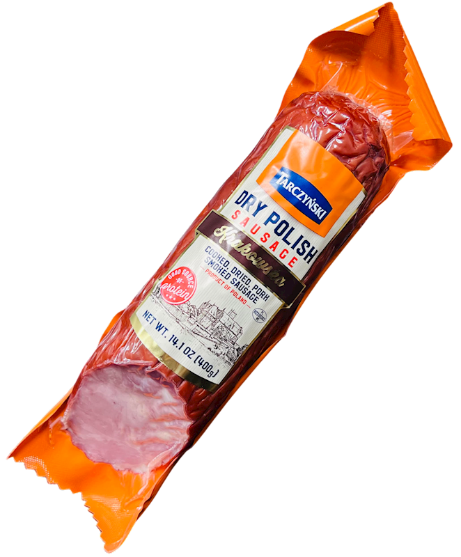 Tarczynski Cured Smoked Dry Polish Sausage (Krakowska Sucha)  Chunk 14.1 oz (400g)