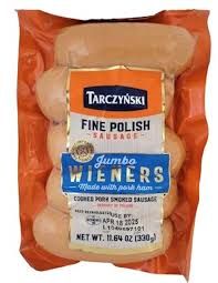 Tarczynski Polish Jumbo Wieners made with Pork Ham 11.6 (330g)