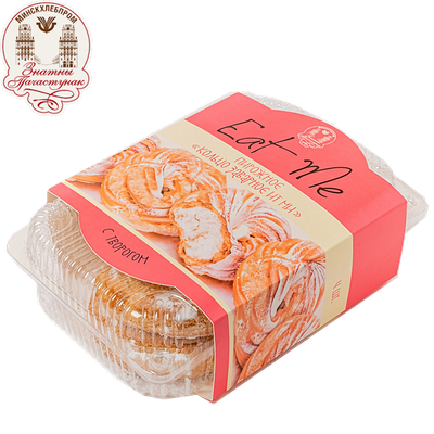 Custard Rings &quot;Eat Me&quot; with Farmer Cheese (4-pieces) 6.3 oz (180g)