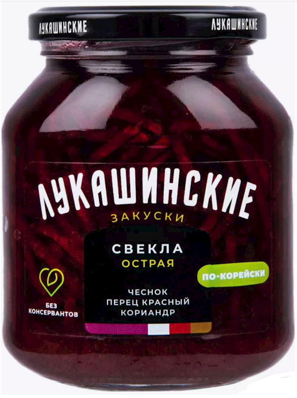 Lukashinskie Korean Spicy Beet Salad 12 oz (340g)
