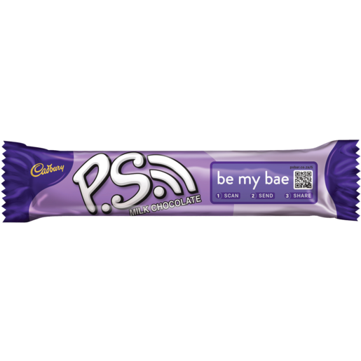 Cadbury Milk Chocolate P.S. Bar 1.7 oz (48g)