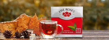 Five Roses Smooth Ceylon Blend Tea (102 Tagless Tea Bags) 8.8 oz (250g)