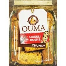Ouma Chunky Muesli Rusks (Muesli Beskuit Bolletjies) 17.6 oz (500g)