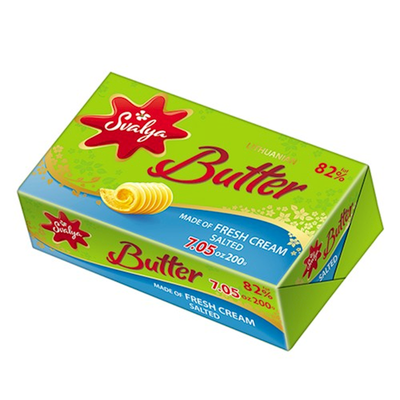 Svalya Fresh Cream 82% Salted Butter 7 oz (200g)