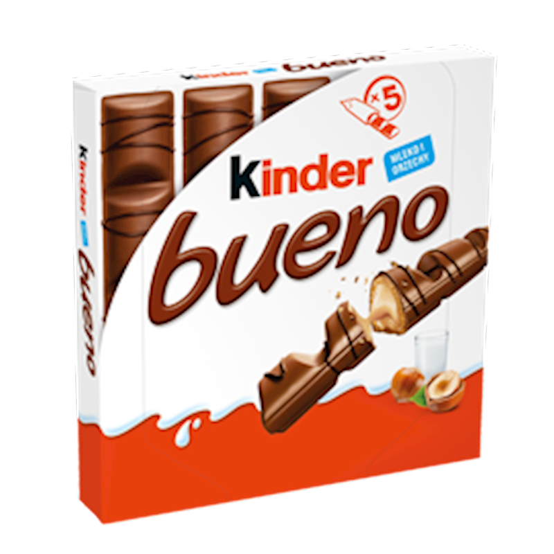Kinder Bueno Milk Chocolate Bars 3.8 oz (107.5g)