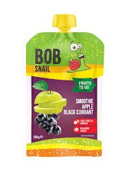 Bob Snail Apple-Black Currant Fruit Smoothie 7 oz (200g)