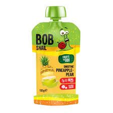 Bob Snail Pineapple-Pear-Apple Fruit Smoothie 4.2 oz (120g)