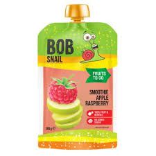 Bob Snail Apple-Raspberry Fruit Smoothie 7 oz (200g)