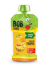 Bob Snail Banana-Pineapple-Mango Fruit Smoothie 4.2 oz (120g)