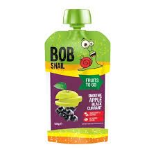 Bob Snail Apple-Black Currant Fruit Smoothie 4.2 oz (120g)