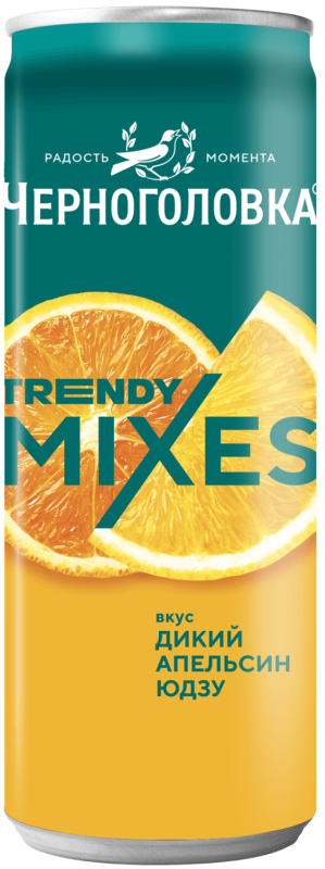 Chernogolovka Trendy Mixes with Wild Orange-Yuzu Flavor 11.2 oz (330ml)