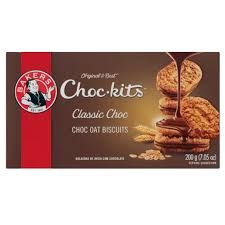 Bakers Original &amp; Best Choc-Kits Classic Choc Oat Biscuits 7 oz (200g)