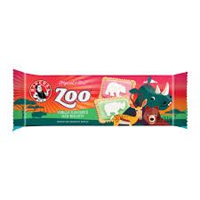 Bakers Original &amp; Best Zoo Vanilla Flavoured Iced Biscuits 5.3 oz (150g)
