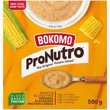 Bokomo ProNutro Wheat &amp; Gluten Free Original Flavoured Protein Cereal 17.6 oz (500g)