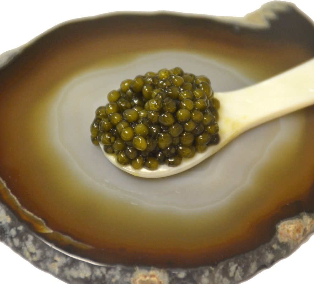 Beluga Sturgeon Black Caviar 0.5 oz (14g) Jar