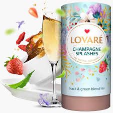 Lovare Champagne Splashes Loose Leaf Tea Tube 2.8 oz (80g)