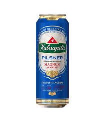 Kalnapilis Pilsner Lager (Magnum Apyniais) Beer Can 19.2 oz (587ml)