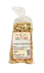Colacchio Biscuit Rings with Chili Peppers (Taralluccci al Peperoncino) 8.8 oz (250g)