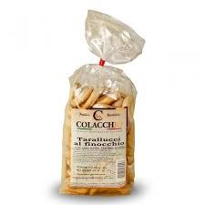 Colacchio Biscuit Rings with Fennel Seeds (Taralluccci al Finocchio) 8.8 oz (250g)
