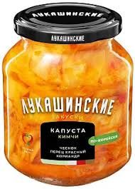 Lukashinskie Kimchi Cabbage with Garlic, Red Pepper, and Coriander 12 oz (340g)