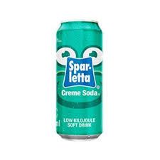 Spartletta Creme Soda Low Kilojoule Soft Drink 11 oz (300ml)