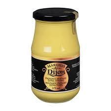 Marquis de Dijon Prepared Mustard Extra Strong (Moutarde Preparee Extra Forte) 12.7 oz (375ml)