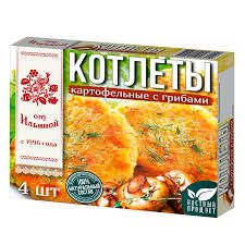 Ot Ilinoy Potato Cutlets with Mushrooms (Kотлеты Kартофельные с Грибами) 10.6 oz (300g)