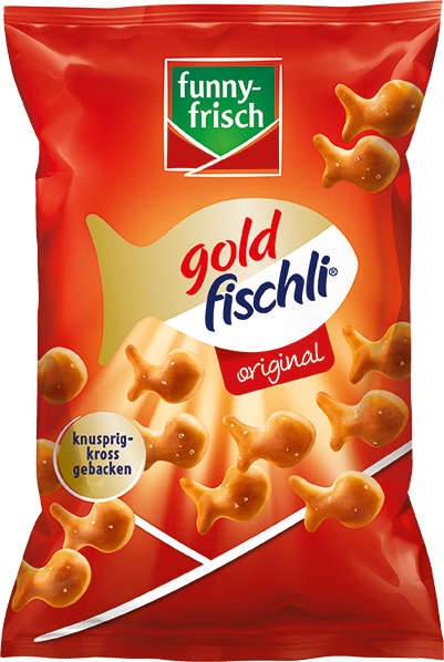 Funny Frisch Original Gold Fish (Goldfischli) 3.5 oz (100g)