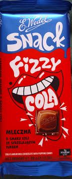 E. Wedel Snack Milk Chocolate with Fizzy Cola Flavor 3.2 oz (90g)