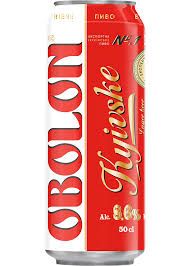 Obolon Kyivske 8.6% Strong Lager Beer 16.9% (500ml)