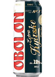 Obolon Kyivske 12% Extra Strong Lager Beer 16.9% (500ml)