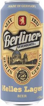 Berliner Geschichte Lager Helles Beer 16.9 oz (500ml)