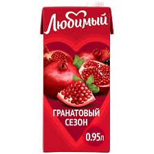 Lubimiy Pomegranate Juice (Гранатовый Сезон) 32 oz (950 ml)