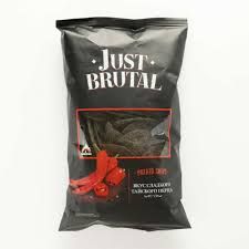 Just Brutal Black Potato  Chips with Sweet Thai Pepper Flavor 3 oz (85g)