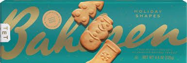 Bahlsen Holiday Shapes Seasonal Biscuits (Cookies) 4.4 oz (125g)