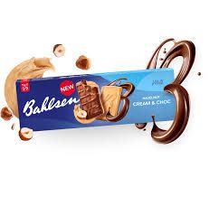 Bahlsen Hazelnut Cream &amp; Choc Biscuits (Cookies) 3.5 oz (100g)