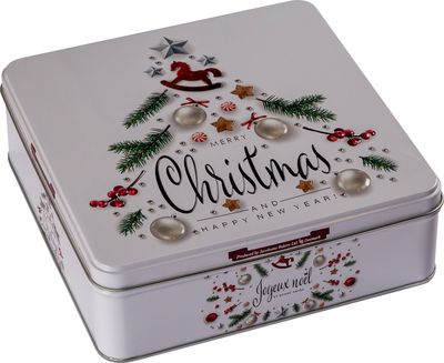 Jacobsens Christmas Danish Apple &amp; Ginger Cookies Tin 9.5 oz (270g)