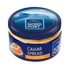 Nord Port Caviar Spread with Salmon 6.4 oz (180g) Nord Port Caviar Spread with Salmon 6.4 oz (180g)