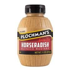 Plochmans Spicy Hot Horseradish Mustard 11 oz (311g)