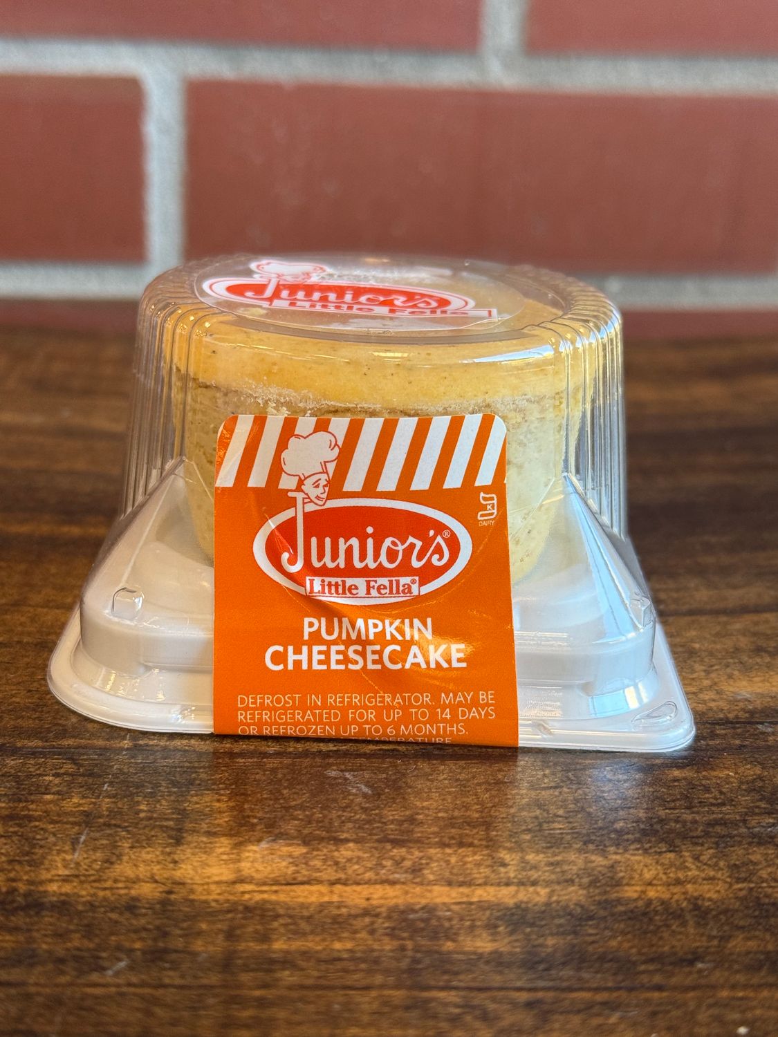 Juniors Pumpkin Little Fella Cheesecake 4 oz (113g)