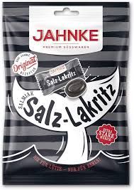 Jahnke Salmiak Salt Licorice Caramel Candy (Lakritz Salmiak Salz-Lakritz) 4.4 oz (125g) Jahnke Salmiak Salt Licorice Caramel Candy (Lakritz Salmiak Salz-Lakritz) 4.4 oz (125g)