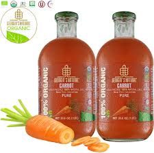 Georgia's Natural 100% Organic Cold Pressed Natural Carrot Juice 25.4 oz (750ml)