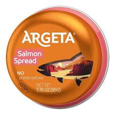 Argeta Salmon Spread Easy Open Tin 3.4 oz (95g)
