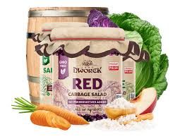 Dworek Red Cabbage Salad (Surówka z Czerwonej  Kapusty) 11.6 oz (330g)