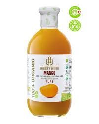 Georgia's Natural 100% Organic Cold Pressed Natural Mango Juice 25.4 oz (750ml)