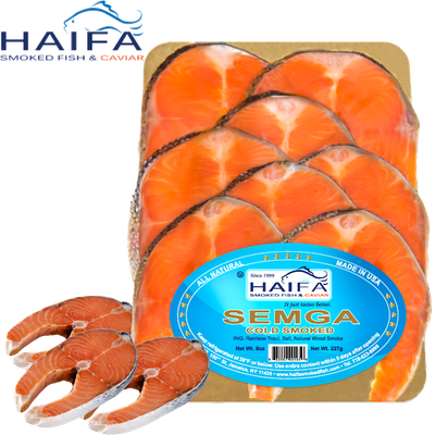 Cold Smoked Semga (Steelhead Trout) Package 8 oz (227g)