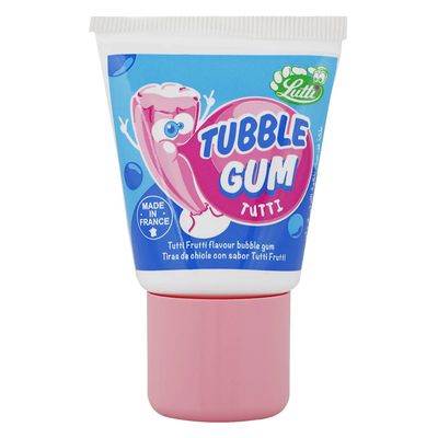 Lutti Tubble Gum Tutti Frutti Tube Chewing Gum 1.2 oz (35g) Lutti Tubble Gum Tutti Frutti Tube Chewing Gum 1.2 oz (35g)