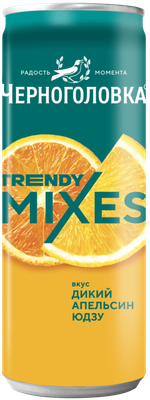 Chernogolovka Trendy Mixes with Wild Orange-Yuzu Flavor 11.2 oz (330ml) Chernogolovka Trendy Mixes with Wild Orange-Yuzu Flavor 11.2 oz (330ml)